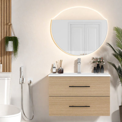 Wall Mounted With Ceramic Top
