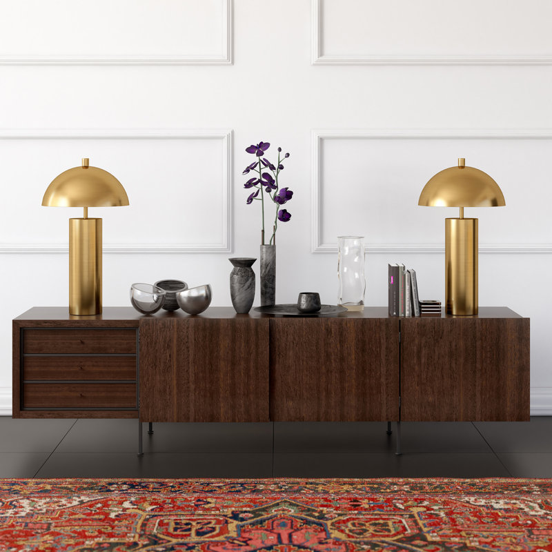 Marcella Geof 27" Table Lamp, Brass