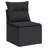 Vidaxl Garden Sofa Set Black