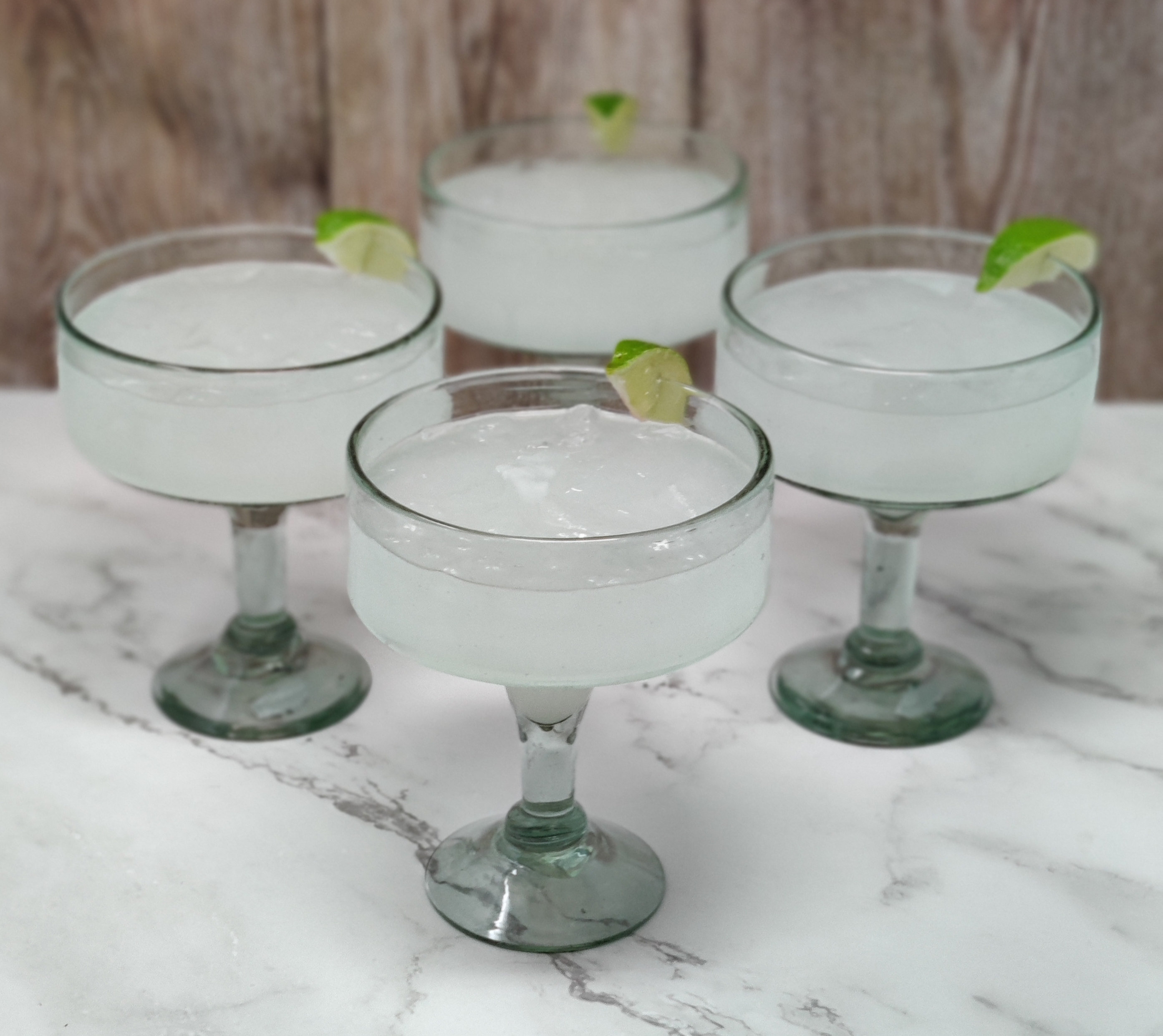 Latitude Run Mexican Hand Blown Glassware Natural/Clear Margarita