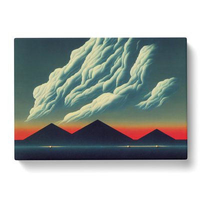 Clouds Above Mountains - Wrapped Canvas