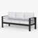 Alturas Standalone Product 73" Wide Outdoor Reversible Patio Sofa with Cushions