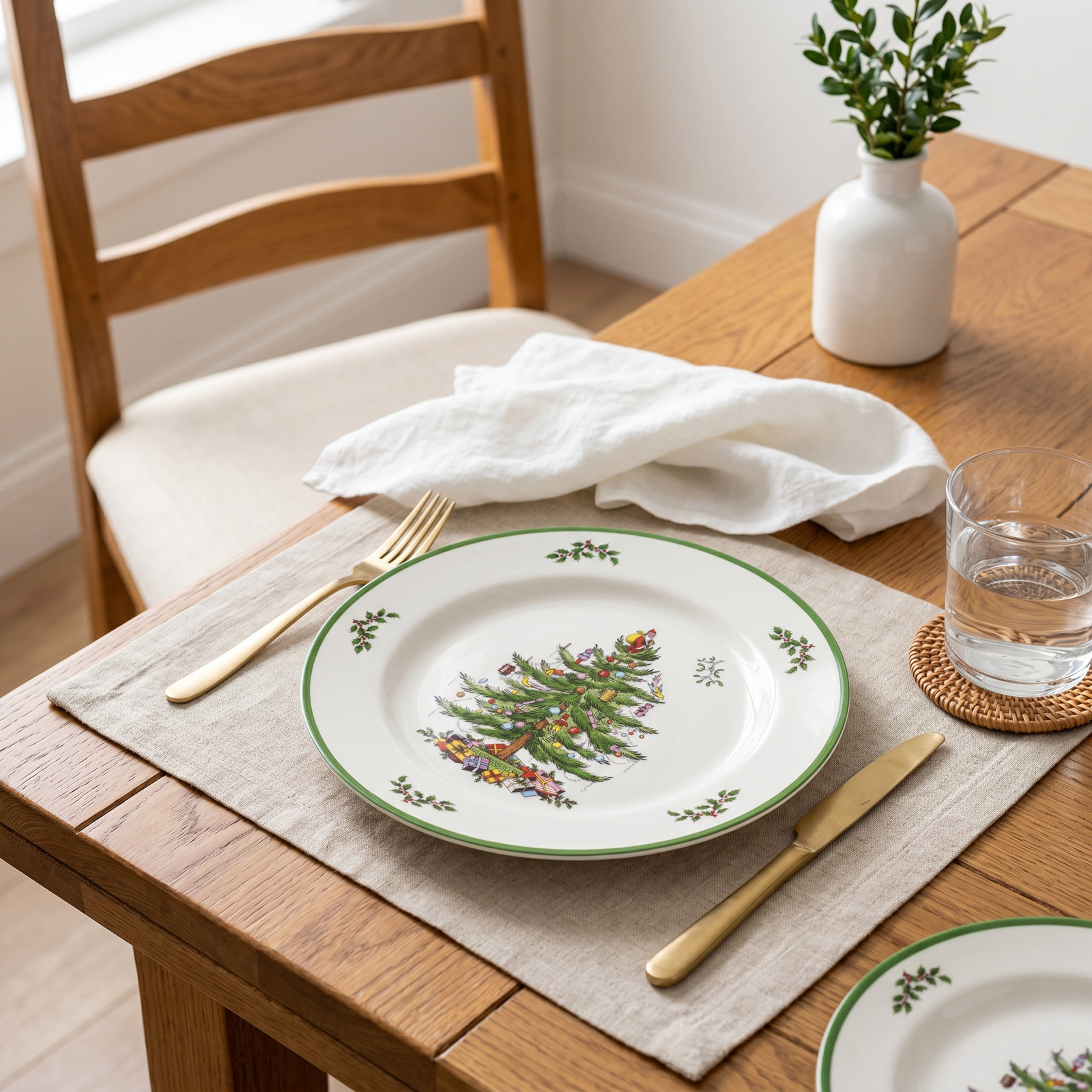 Christmas Tree 11" Dinner Plate