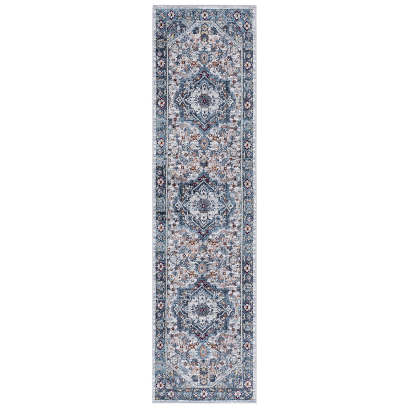 Bayside Performance Machine Washable Oriental Rug, Runner 2'2" x 8'