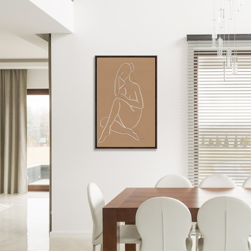 Lignes et courbes II par Ryan Brown - Peinture sur toile