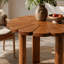 with Solid Wood Base Dining Table