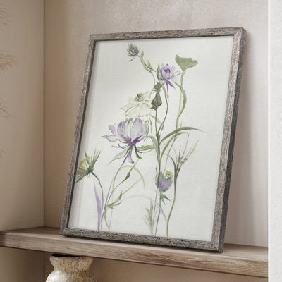 Late Summer Wildflowers II V30 Framed Print - Solid Wood