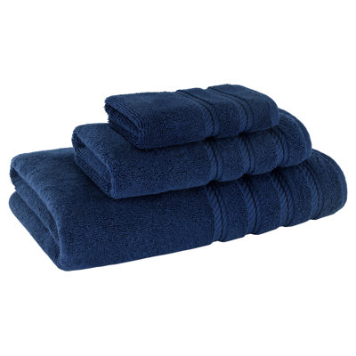 100% Cotton 3 Piece Turkish Bath Towel Set,  Super Soft and Absorbent Darcelle Collection