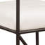 Chaise rembourrée en velours performance Monarch-778588831