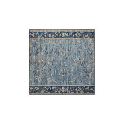 Machine Washable Gray Area Rug