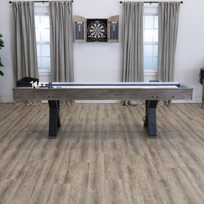 Table de jeu de palets à DEL 9 pi avec quilles American Legend