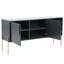 Buffet Mid-Century ou meuble télé avec rangement spacieux pour la vie moderne et le divertissement