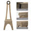 Tabouret d'appoint en bois massif Feeny-139932972