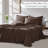 Vilano Springs Extra Deep Pocket Sheet Set, 6-Piece Ultra Soft Microfiber Sheets and Pillow Cases, Wrinkle Resistant, Easy Care-86340219-86340215