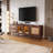 Rattan TV Stand With 3 Cabinets & 2 Drawers Media Console Table Tvs Up To 80'', LED Entertainment Center TV Cabinet