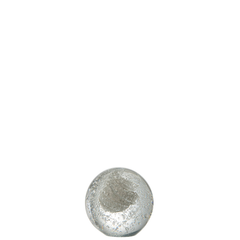 Ododa Glass Decorative Object, 9cm H x 8.5cm W x 8.5cm D