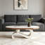 Élégante table basse ovale en ardoise Creative-128963503