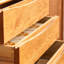 Multi-functional solid wood sideboard