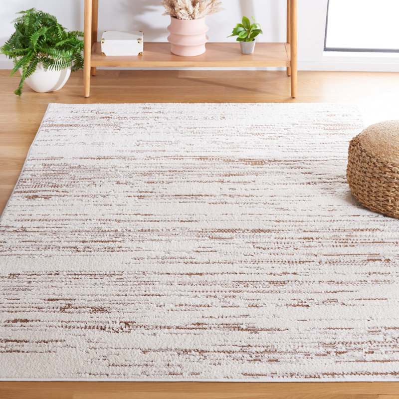 Tapis abstrait Alamo Performance, Rectangle 5 pi 3 po x 7 pi 6 po