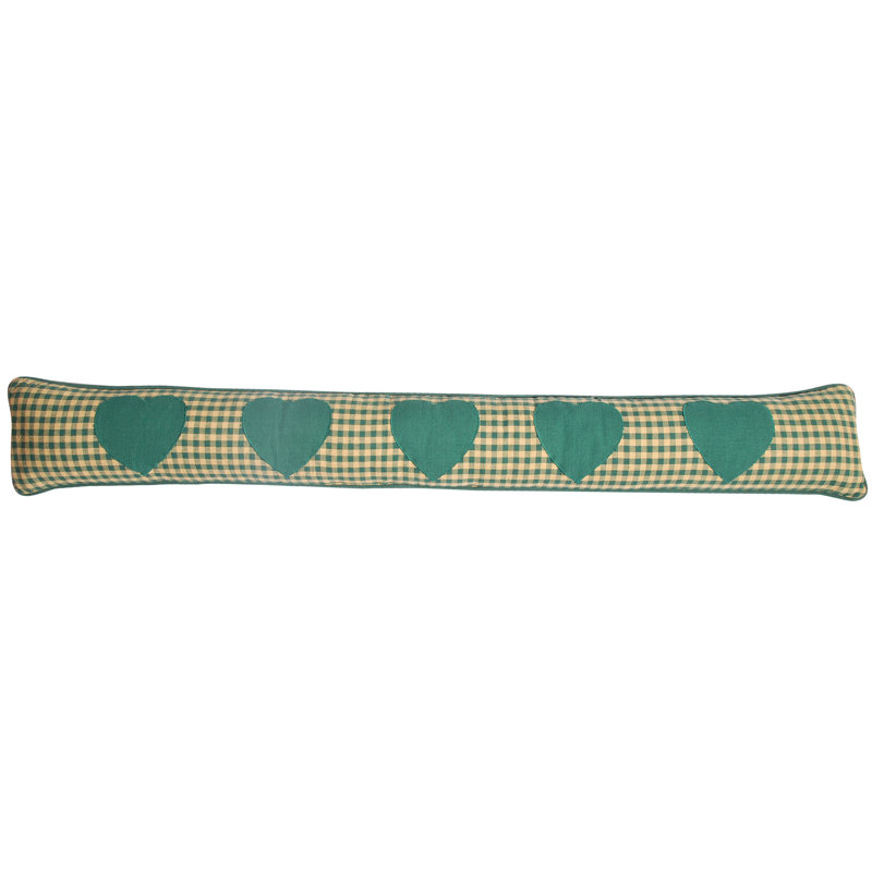 Johnnie Fabric Draught Excluder, Green/Tea