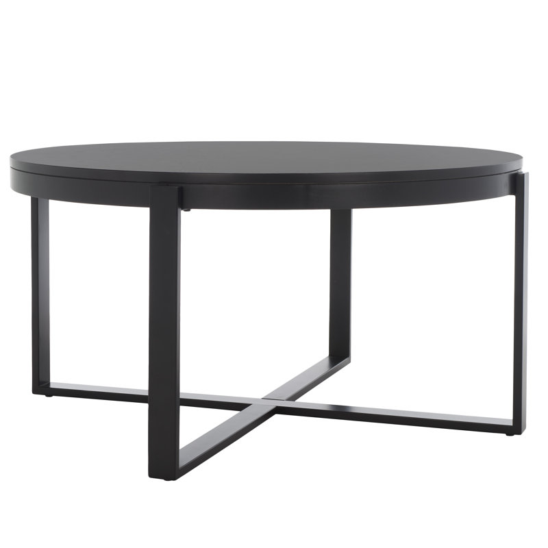 Metoyer Single Coffee Table, Black/Black