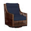 Outdoor Peninsula Gliding Wicker/Rattan Chair with Cushions-301233306-371135333-396858725