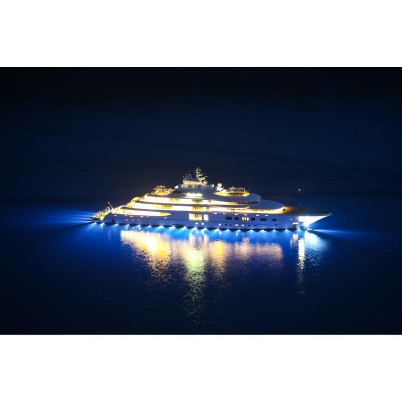Yacht In Adriatic Sea - Wrapped Canvas Print, 30cm H x 46cm W x 3.8cm D