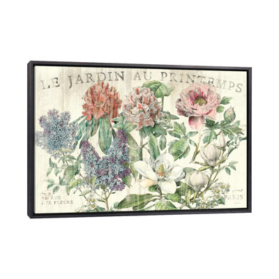 Giana Le Jardin Printemps by Sue Schlabach - Wrapped Canvas Print