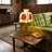 15" Tiffany Rose Table Lamp (Bulb Include)