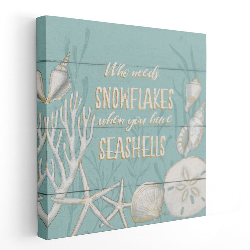 «Tranquil Morning II Snowflakes», reproduction d'art sur toile, H 40 po x l 40 po