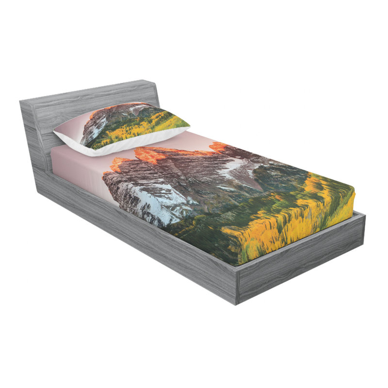 Microfiber Sheet Set, Twin XL Sheet Set with Fitted Sheet