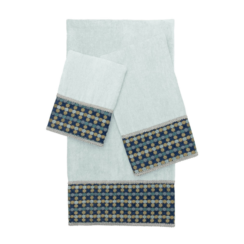 Cotton Jacquard, Blue