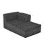 106" L-shaped Modular Sectional Sofa With Chaise, Chenille Upholstered Boneless Couch With Wave-shaped Armrest, No Installation Required For Living Room & Apartment-276871994