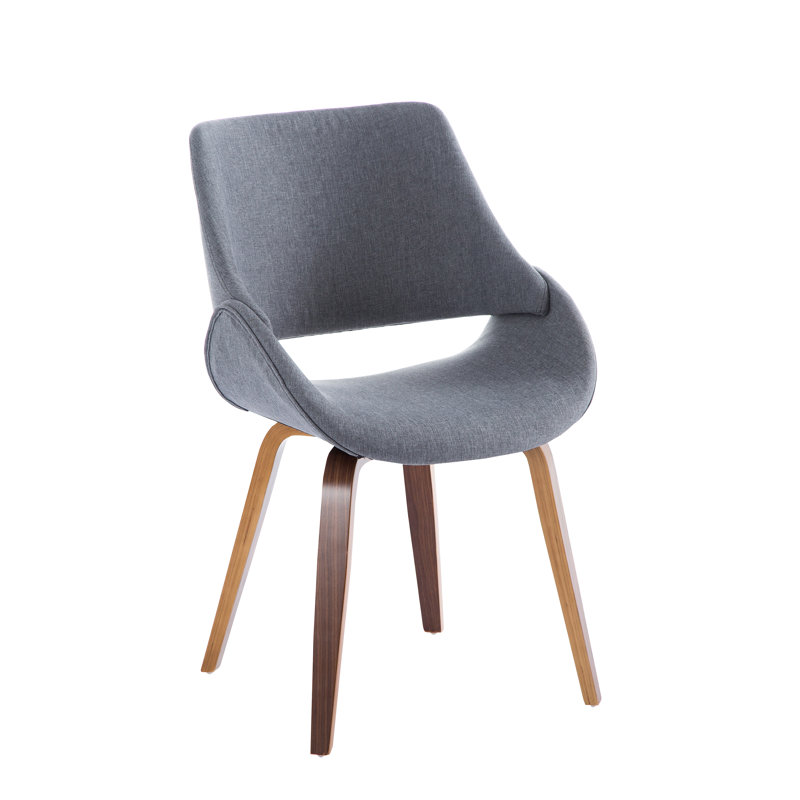 Chaise d'appoint rembourrée Canady, Gris