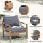  Chaise d'extérieur avec coussins Vanover-113103515
