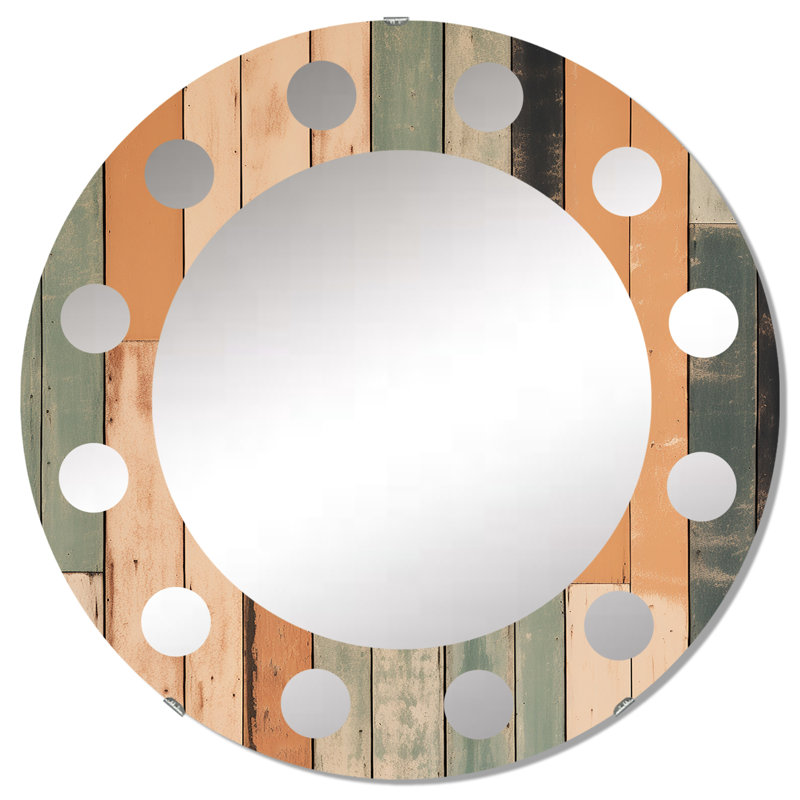 Immingam - Miroir mural moderne rond, 32 po x 32 po