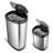 Nine Stars Steel Open Kitchen Trash Can - 13.2 Gallons