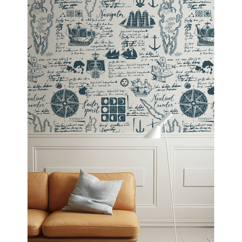 Papier peint amovible Sailor, L 9 po x l 15 po