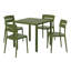 Ensemble repas carré pour 4 personnes-744537391