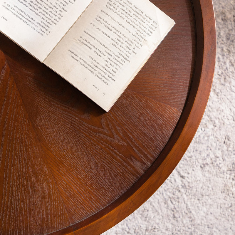 Round Coffee Table With Hidden Storage Removable Top (Only Including Table)
