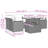 Vidaxl Garden Sofa Set Grey