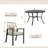 Dayshanay 4-Person Round Rattan Patio Dining Set-101798372