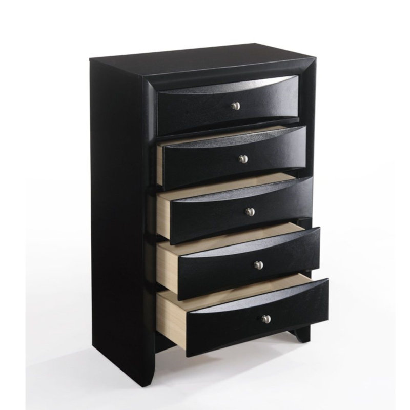 Ireland Piece Bedroom Set, Full / Double, Black