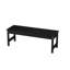 Banc de jardin 47,2 po en PEHD 2 places pour terrasse