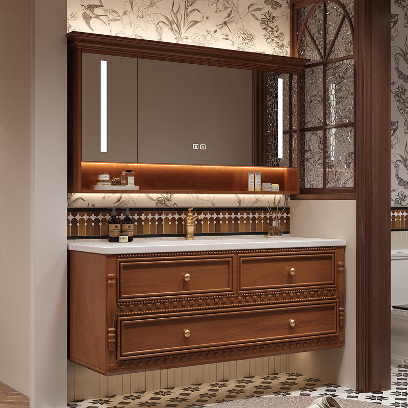Ensemble de meuble-lavabo mural 51,18 po, 51"