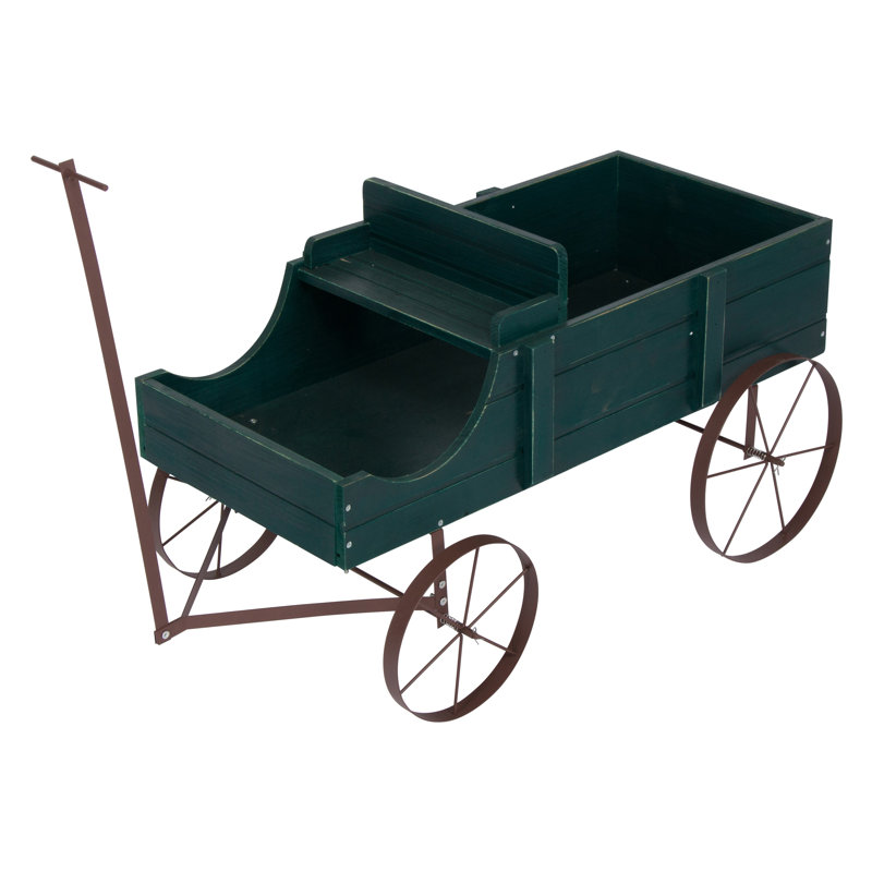 Boîte à fleurs Jacksboro, Vert, H 17,25 po x l 13,75 po x P 52 po