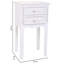 Kristy 38cm W Manufactured Wood Bedside Table