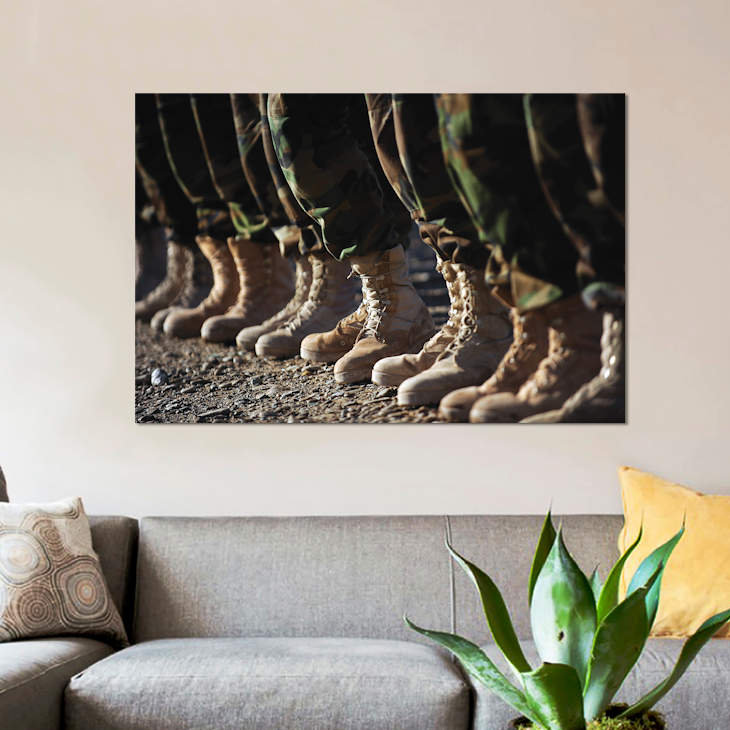 Reproduction de photo sur toile, H 8 po x l 12 po x P 0,75 po, Toile tendue, Pas de tapis