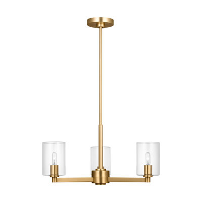 Fullton Dining Room Chandelier With Clear Shade