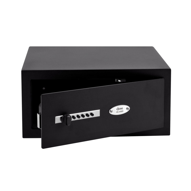 Coffre-fort de sécurité Viking, Noir, H 8 po x l 17 po x P 14 po, 6